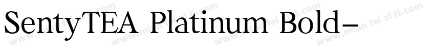 SentyTEA Platinum Bold字体转换